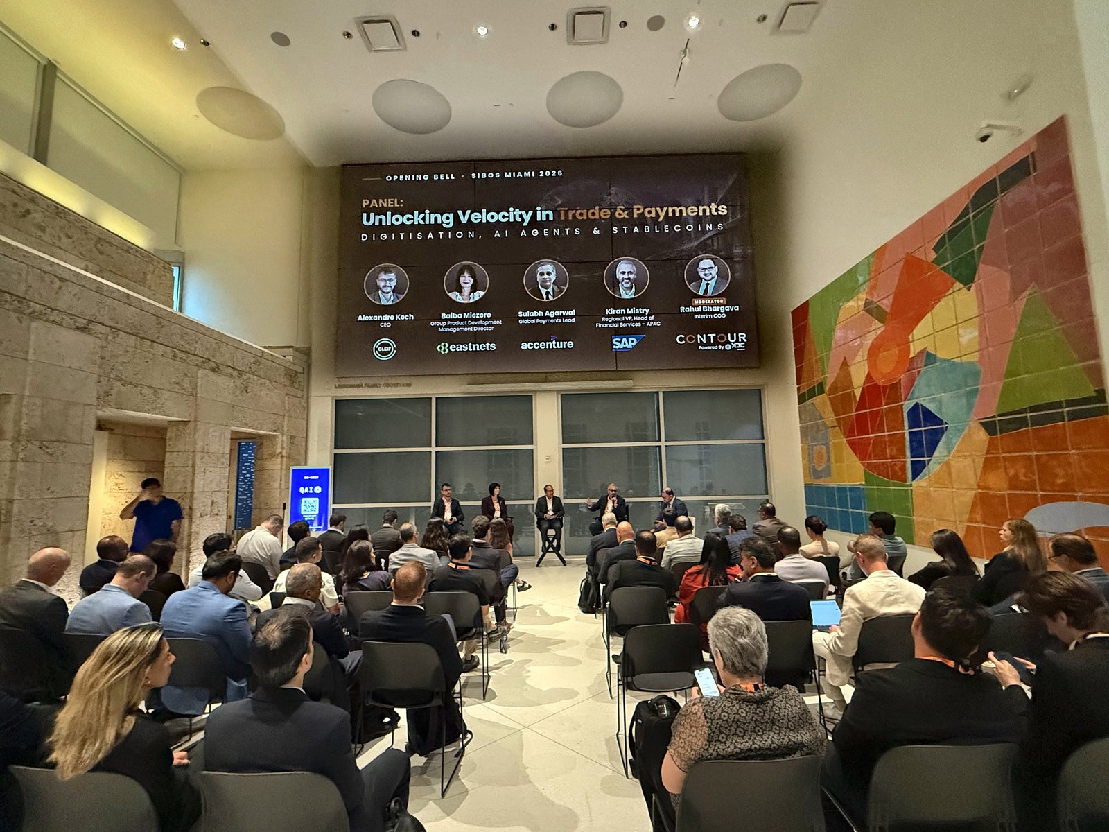 Opening Bell panel at Agentic Day Institutional, Sibos Miami 2026